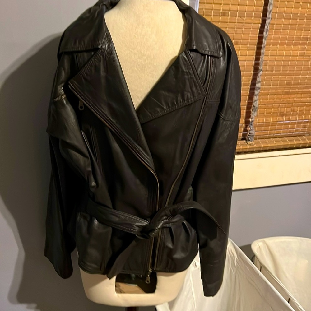 Women’s leather jacket size 12